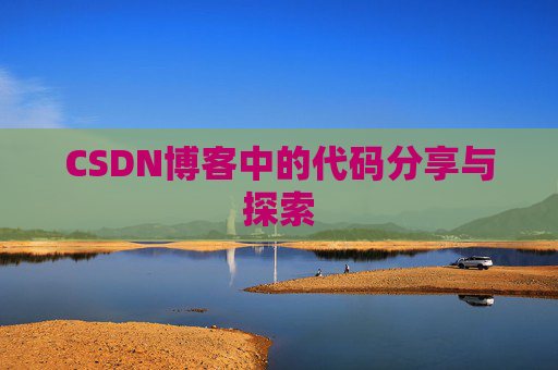 CSDN博客中的代码分享与探索